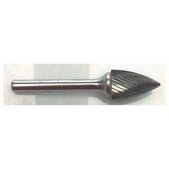 1/8 EdgeHog Tree Shape Pointed End Miniature Carbide Bur SG-41 Standard - Makers Industrial Supply