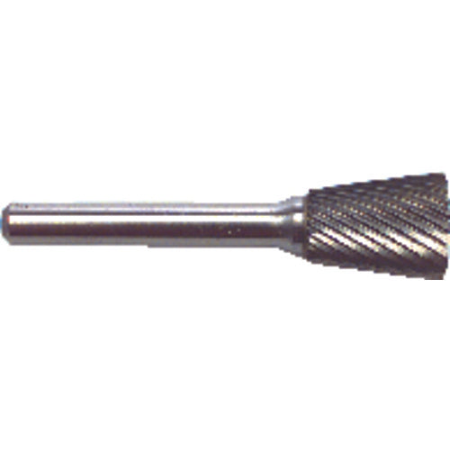 1/4 EdgeHog Back Taper Miniature Carbide Bur SN-51 Standard - Makers Industrial Supply