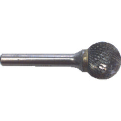 1/8 EdgeHog Spherical Miniature Carbide Bur SD-42L3 3″ OAL Standard - Makers Industrial Supply