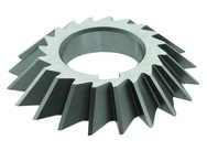 5 x 3/4 x 1-1/4 - HSS - 60 Degree - Right Hand Single Angle Milling Cutter - 24T - TiAlN Coated - Makers Industrial Supply