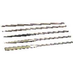 ‎5 Pieces 2″ Diamond Length-5-1/2″ Overall Length - Med Grit - Diamond Needle File Set - Makers Industrial Supply