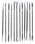 Swiss Pattern Needle File - 12 Pcs.; 6-1/2"; 0 Cut - Makers Industrial Supply