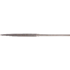 ‎Quality Import Diamond Needle File - 3″ Diamond Length-5-1/2″ Overal Length-100 Grit - Half Round - Makers Industrial Supply