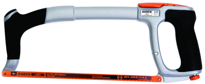 12" Blade - Ergonomic Hand Hacksaw - Makers Industrial Supply