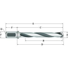 23010H-100F Spade Blade Holder - Helical Flute- Series 1 - Makers Industrial Supply