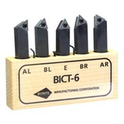 Style AR;AL.BR;BL;E 1/2x1/2" SH - Indexable Tool Bit Set - Makers Industrial Supply