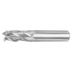 16mm Dia. x 92mm Overall Length 3-Flute Square End Solid Carbide SE End Mill-Round Shank-Center Cut-Uncoated - Makers Industrial Supply