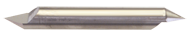 1/8" x 3/8" Split Length - DE - 60° Pt - Carbide Engraving Blank - Makers Industrial Supply