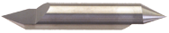 5/16" x 1/2" Split Length - DE - 30° Pt - Carbide Engraving Blank - Makers Industrial Supply