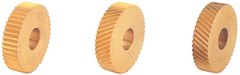 Knurling Wheel - 3/16" Hole Dia; 1/2" Dia; 35 TPI; Diagonal Left - Makers Industrial Supply