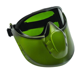 Capstone Shield - Shade 3 IR Lens - Green Frame - Goggle - Makers Industrial Supply