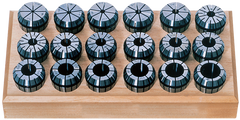 23 Pc. Collet Set - 4mm- 26mm - ER40 Style - Round Opening - Makers Industrial Supply
