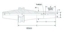 HSK100 3/8 x 6.30 - Shrink Fit Tool Holder - Makers Industrial Supply