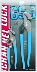 Channellock Tongue & Groove Plier Set -- #GS1; 2 Pieces; Includes: 6-1/2"; 9-1/2" - Makers Industrial Supply