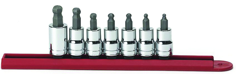 7PC SAE BALL HEX BIT SOCKET SET - Makers Industrial Supply