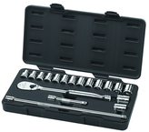 18PC 1/2" DRIVE METRIC SOCKET SET - Makers Industrial Supply