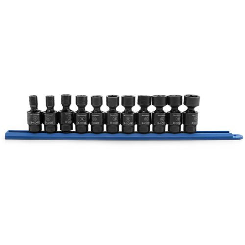 11 Pc. 3/8″ Drive 6 Point Metric X-Core Impact Universal Socket Set