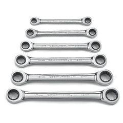 6PC DBL BOX RATCHETING WRENCH SET - Makers Industrial Supply