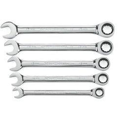 5PC COMBINATION RATCHETING WRENCH - Makers Industrial Supply