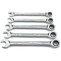 5PC COMBINATION RATCHETING WRENCH - Makers Industrial Supply