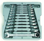 12PC COMB RATCHETING WRENCH SET - Makers Industrial Supply