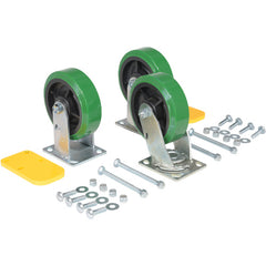 6 × 2 Pure Polyurethane Caster Kit 2700# Cap