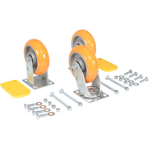 6 × 2 Polyurethane Caster Kit 3750# Cap