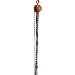 Manual Chain Hoist 3K Capacity 20 Ft - Exact Industrial Supply