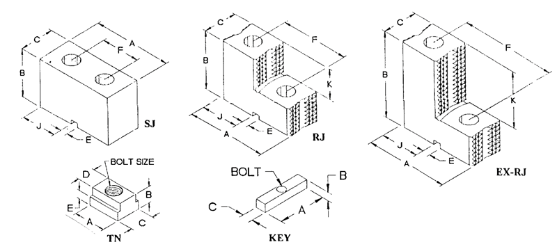 Bullard Jaw - #HR-BUL-TN - Makers Industrial Supply