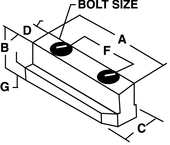 1/2-13 (B210) Jaw Nut - #JN-82-A - For B210 Chucks - Makers Industrial Supply