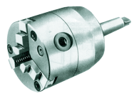 Self-Centering Chuck with Taper SH - 3" 2 MT Mount; 3-Jaw - Makers Industrial Supply