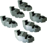 Set of 6 Hard Top Jaw - #7-883-610 For 10" Chucks - Makers Industrial Supply