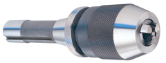 1/32 - 1/2'' Capacity - 4MT SH - Keyless Drill Chuck with Integral Shank - Makers Industrial Supply