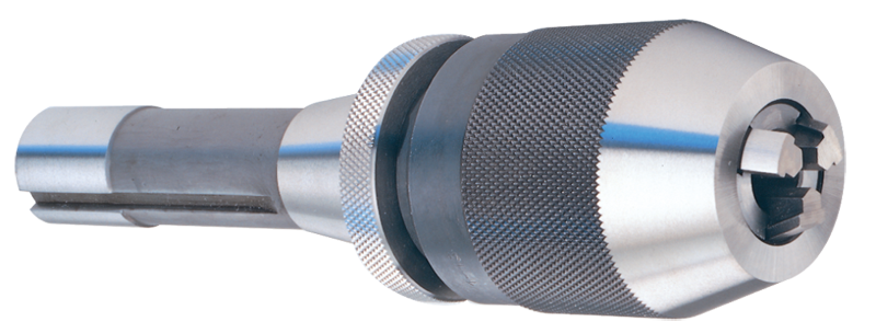 1/32 - 1/2'' Capacity - R8 Shank - Keyless Drill Chuck with Integral Shank - Makers Industrial Supply