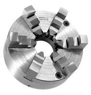 Ajust-Tru+ Universal Chuck - 6" Plain Mount; 6-Jaw - Makers Industrial Supply