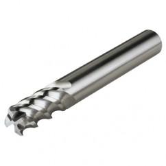 10mm Dia. - 80mm OAL - AlTiN - 45°-HardMill - .5mm Corner Radius- End Mill - 4 FL - Makers Industrial Supply