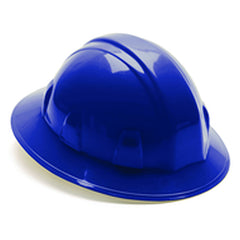 Hard Hat - Blue Full Brim 4 Point Ratchet Style - Makers Industrial Supply