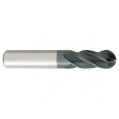 5/8" Dia. - 3-1/2" OAL - Carbide - Ball End HP End Mill-4 FL - Makers Industrial Supply