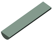 3mm x 57mm - Half Round Carbide Blank - Makers Industrial Supply