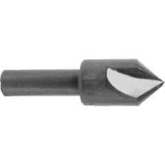 5/8″ Cutting Dia. 3/8″Shank Dia, 3 Flute, 82 Degrees, HSS Countersink Series/List #1750 - Exact Industrial Supply