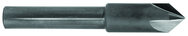 1" Size-1/2" Shank; 90° HSS-4 Flute Machine Countersink - Makers Industrial Supply