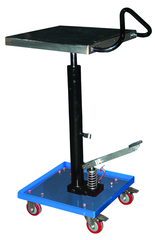Hydraulic Lift Table - 16 x 16'' 200 lb Capacity; 31 to 49" Service Range - Makers Industrial Supply