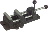 Quick-Set Adjustable Drill Press Vise - 3" Jaw Width - Makers Industrial Supply