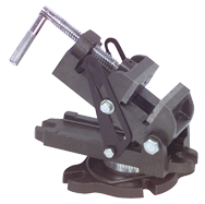 Angle Swivel Vise - Model #P250AS- 2-1/2" Jaw Width - Makers Industrial Supply