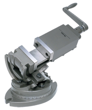 3-Axis Precision Tilting Vise 6" Jaw Width, 1-3/4" Depth - Makers Industrial Supply