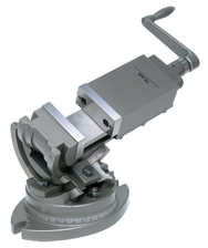 3-Axis Precision Tilting Vise 5" Jaw Width, 1-3/4" Depth - Makers Industrial Supply