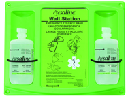 Double Eye Wash Station; 2- 16 oz Bottles; HAZ58 - Makers Industrial Supply