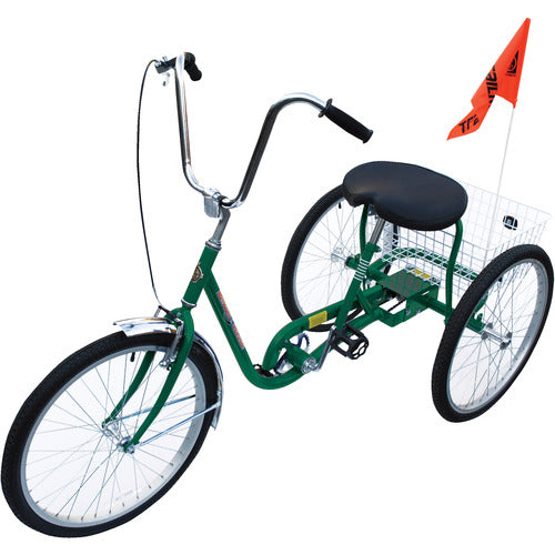 Standard Industrial Bicycle 250 lb Green - Exact Industrial Supply