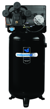 80 Gal. Single Stage Air Compressor, Vertical, Medium Duty Cast Iron - Makers Industrial Supply