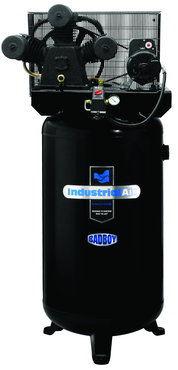 80 Gal. Single Stage Air Compressor, Vertical, Super Hi-Flo, 155 PSI - Makers Industrial Supply